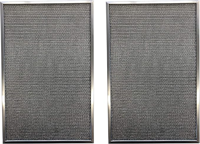 Filter Everything Replacement Aluminum Pre/Post Filter Compatible with Honeywell 203371, 136388 – 12-3/8 x 15-7/8 x 3/8 – 2-Pack