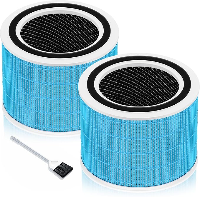 Core 200S Smoke Remover Replacement Filter for LEVOIT Core 200S Smart WiFi Air Purifier, Funmit 3-in-1 H13 True HEPA Filter Replacement and High-Efficiency Activated Carbon, Part #Core 200S-RF, 2 Pack