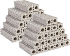 ALEGI Ceramic Bio Filter Media, Porous Media Filter Media for Sump Tank, Pond, Aquarium Fish Tank (Large 42 pcs)