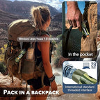 Straw Water Filter 5 Pack – Outdoor Camping & Hiking Survival Gear Kit for Family Use, Ultra-Light Personal Filter Straws for Backpacking, Travel, Bug-Out Bags and Emergency Preparedness