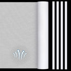 Woanger 1 Pcs 1000 x 300 mm DIY PC Case Dust Filter PC Fan Mesh Filter Air Vent Covers PVC Dustproof Cover with Magnetic Sticker for Computer Chassis Speaker and More, 0.03 Inch Hole