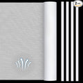 Woanger 2 Pcs 1000 x 300 mm DIY PC Case Dust Filter PC Fan Mesh Filter Air Vent Covers PVC Dustproof Cover with Magnetic Sticker for Computer Chassis Speaker and More, 0.03 Inch Hole