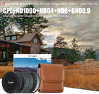 7artisans Nano Magnetic Filter UV Filter ND Light Reduction Filter/CPL Polarization Filter/GND Gradient Filter/Black Mist 1/4 Portrait Photography Filter Suitable for Lens(72mm 5-in-1 Set)