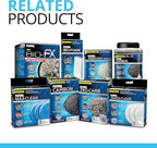 Fluval FX Carbon Foam, Replacement Aquarium Filter Media, 2-Pack, A249,White