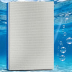 8-Layer Aquarium Filter Media Sponge Pad, Trim-to-Fit Foam Filter Floss for Fish Tank Filter (15.7"x11.8"x0.78")
