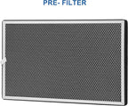 Replacement 3-Stage Filter Set for WEIWORLD 8/10 Inch Purification Box, Includes Pre-Filter, H11 HEPA, and Activated Carbon Filter