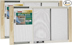 Frost King 2AWS1025 WB Marvin Adjustable Window Screen, 10in High x Fits 15-25in Wide (2 Pack)