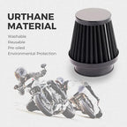 Mtsooning 48mm Motorcycle Air Filter, Clamp-on Intake Pod Cleaner Filter Replacement for Motorcycle ATV Dirt Pit Bike Go Kart 50-110cc