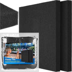Borlech Aquarium Bio Filter Sponge Pad - Cut-to-Size Aquarium Filter Media for Fish Tank, Pond, Sump - Mechanical & Biological Filtration (18.5"x18.5"x1.6", 50PPI, 2 Pack)