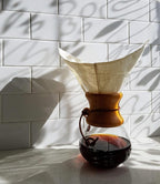 Pour Over Reusable Cloth Coffee Filter - Made in Canada of Hemp and Organic Cotton - Zero Waste, Eco-Friendly.