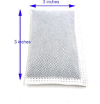 8 Pack Activated Charcoal Odor Absorbing Filter Refill Deodorizer Compatible with iTouchless Trash Cans 8 Gallon and Larger (Large)