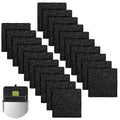 20 Packs 3.15x3.15x0.32 Inch Odor Absorbing Filter Refills for EKO Trash Cans, Activated Charcoal Deodorizer Compatible with EKO Step & Touchless Garbage Cans with Built-in Filter Compartment