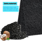 12 Pack Replacement Odor Absorbing Filter Refills for Home Zone Living Kitchen Trash Can, Activated Charcoal Deodorizer Compatible with Home Zone Living CleanAura Odor Control Compartments