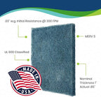 20x30x1 Cut To Fit Furnace & Air Conditioner Washable Reusable High Air Flow Polyester Fiber Filter Media, Made in USA (20" x 30" x .75" actual)