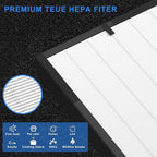 True HEPA 45i Replacement Filter Compatible with Alen BreatheSmart Flex and 45i Pure Air Purifier Bh400, Compared to #B4-Fresh/FL40-Silver-Carbon, 1 Pack HEPA Filter+4 Pre Filter