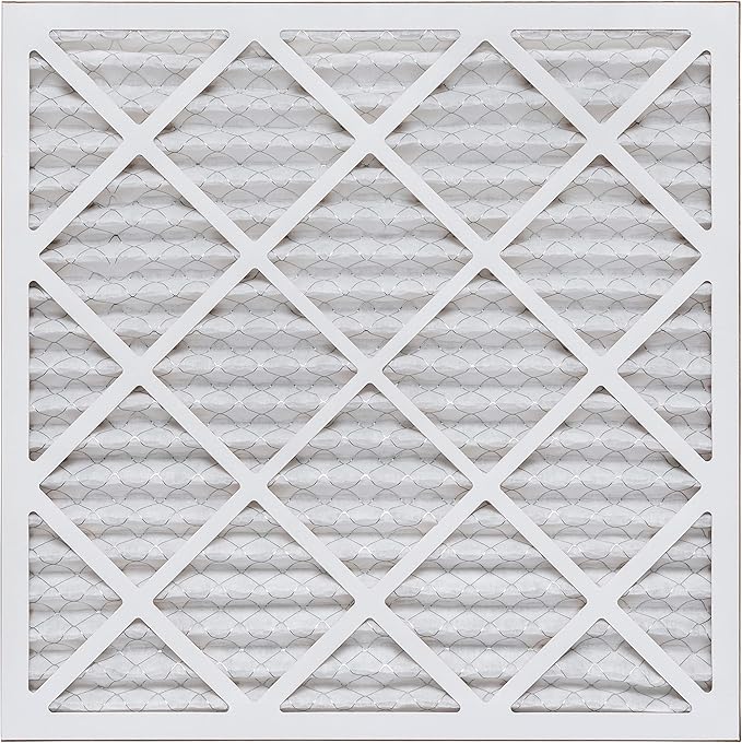 Aerostar 25x25x1 MERV 8, Pleated Air Filter, 25x25x1, Box of 6, Made in the USA