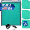 20x25x1 Polarized Media Electronic Air Filter - High Air Flow - Homeowner Installed - 1-Yr Supply of Replacement Pads - Simply Replace Your Current AC/Furnace Air Filter and PLUG IT IN!