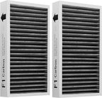F1 Filter Allergen Reduction + Odor Removal, Compatible with Filtrete Air Purifier Models FAP-C01-F1, FAP-T02-F1, FAP-C01BA-G1, FAP-T02WA-G1, FAP-ST02W and FAP-ST02N, F1 Odor Filter, 2 Pack