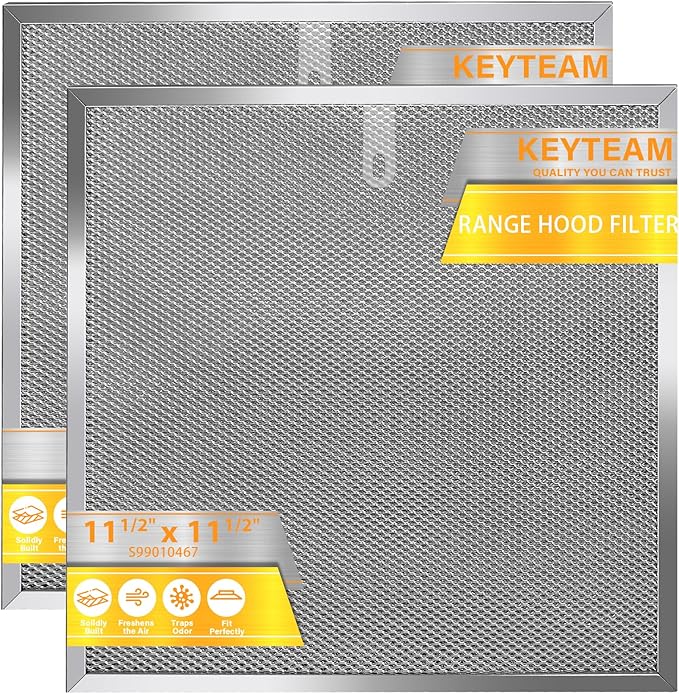 S99010467 Stove Hood Vent Filter 11.5" x 11.5" Fit for Broan Range Hood Filter BXT1 & Nutone AR1 series 99010467 Range Hood Grease Filters 2 Pack