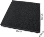 Aquarium Filter Bio Sponge Pad, Foam Sponges Filter Media, Cut fit it Filter Accessories for Fish Tanks and Ponds (18"x18"x1.6" (20PPI) 1 Pack)