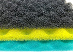 Wave Point Aquarium Bio Sponge Foam Filter Media Pad Cut-to-fit for Fish Tank Sump Pond 17" x 11" x 1/2" to 1" (2 Sets (6 PCS))