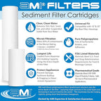 Applied Membranes Inc. 2-Stage Whole-House Water Filter System, 1-Micron and 5-Micron 4.5-Inch by 10-Inch Filters