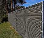 Ifenceview 6'x3' to 6'x50' Brown Shade Cloth/Fence Privacy Screen Fabric Mesh Net for Construction Site, Yard, Driveway, Garden, Railing, Canopy, Awning 160 GSM UV Protection (6' x 37')