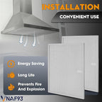 Upgraded 2 Pack BPS1FA30 Grease Filters 12"x14" Compatible with Broan Allure Range Hoods, Replaces 99010299 Vent Filters