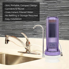 Anchor AF-3110 10-Stage Alkaline, Mineral, Anti-oxidizing Countertop Water Filter - Removes PFASs, Heavy Metals, Chlorine (Clear)
