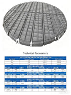 Industrial Demister Pad, Stainless Steel Mesh Mist Eliminator for Scrubbers, Distillation Towers, Chemical Processing & Air Pollution Control (Custom Sizes & Materials)