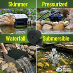 Aquatic Experts Classic Koi Pond Filter Pad COARSE – Black Bulk Roll Pond Filter Media, Rigid Ultra-Durable Latex Coated Fish Pond Filter Material US, (18" x 36")