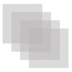 4 Pack 12x12 Inch Wire Mesh, 20 Mesh Stainless Steel Mesh, Never Rust Sturdy Metal Mesh Screen for DIY Projects, Vent, Cage, Garden, Window Screen, Filter Mesh