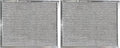 Air Filter Factory Replacement For 41F, 97007696, 97005687 Broan Nutone Range Hood Grease Mesh Charcoal Carbon Combo - Filter Size 8.75 x 10.5 x .44 Inches (Pack of 2)