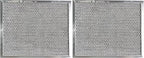 Air Filter Factory Replacement For 41F, 97007696, 97005687 Broan Nutone Range Hood Grease Mesh Charcoal Carbon Combo - Filter Size 8.75 x 10.5 x .44 Inches (Pack of 2)