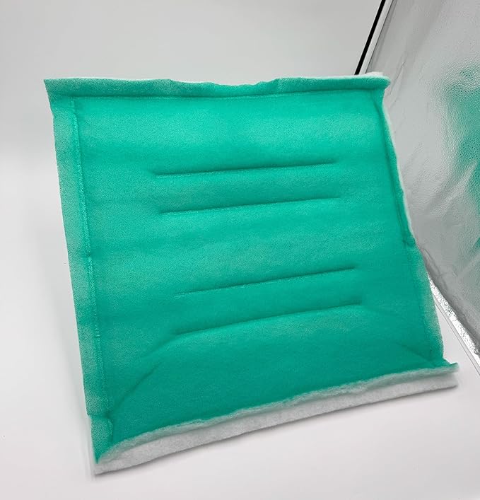 Paint Booth Intake Air Filter Panel, Crossdraft Spray Booth Filter Pad (20/case, 16" x 20")
