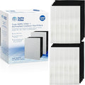 Fette Filter -Premium True Hepa H13 Filter Replacement Compatible with Fellowes AeraMax 190/200/DX55 Air Cleaner Purifiers Part # 9287101 9324101 (2-Hepa + 8 Carbon Filters)