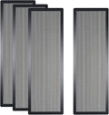 [4 Pack] 360x120mm PC Case Dust Mesh Filter, Magnetic Frame Computer Fan Dust Mesh PC Cooler Filter Dustproof PVC Cover Grills - Black