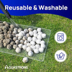 AQUASTRONG Pool Filter Balls for Sand Filters, 3.1 lbs Reusable Pool Sand Filter Balls (Replaces 100 lbs of Sand), Efficient Water Filtration Pool Filter Balls for Swimming Pools, Filter Pumps
