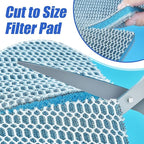 AQUANEAT Aquarium Filter Sponge 8-Layer Filter Media Pad, Cut-to-Size Foam Floss for Fish Tank Sump Pond (16" x 12" x 0.6")