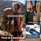 Straw Water Filter 5 Pack – Outdoor Camping & Hiking Survival Gear Kit for Family Use, Ultra-Light Personal Filter Straws for Backpacking, Travel, Bug-Out Bags and Emergency Preparedness
