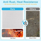 16 Pcs 13x9 (33cmx23cm) 20 Mesh 304 Stainless Steel Wire Mesh Sheet, Rustproof Metal Mesh Sheet Screen for DIY Crafts, Vent Covers, Garden Fencing, Window Protection & Industrial Filters