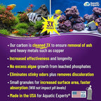 Premium Activated Carbon, Aquarium Carbon for Fish Tank Filter, Aquarium Filter Media, Granulated Charcoal for Fish Tanks, Activated Charcoal Bulk (1 lbs with Fine Mesh Bag)