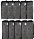AQUANEAT 10pcs Aquarium Filter Media Bags, Fish Tank Fine Mesh Bags, 3”x4”/3”x8”/5.5”x8” with Plastic Zipper for Activated Carbon (3” x 8”)
