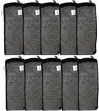 AQUANEAT 10pcs Aquarium Filter Media Bags, Fish Tank Fine Mesh Bags, 3”x4”/3”x8”/5.5”x8” with Plastic Zipper for Activated Carbon (3” x 8”)