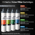 iSpring F10DS 2-Year Replacement Supply Filter Cartridge Pack Set for DS4B & DS4S