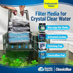 Aquatic Experts Classic Bonded Aquarium Filter Pad - Blue and White Aquarium Filter Media Roll Bulk Can Be Cut to Fit Most Filters, Made in USA (12" by 24 Feet by 3/4" Thick)