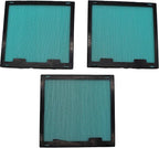 Jaspertronics™ Replacement Coarse Air Dust Filter Pack for Select Christie Digital H-Series Projectors (3-Pack + Frame) - 003-005241-02