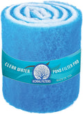 Premium Koi Pond Filter Media Roll - High-Efficiency Pond Filters for Outdoor Ponds, Reusable Fish Pond Filter Material, Made in USA (PRO - Blue - 4ft)