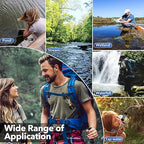 Mini Straw Water Filter - Portable Water Filter, Personal Water Filtration System, Water Purifier Straw, Outdoor Emergency and Survival Gear for Hiking, Camping Accessories and Travel (4PCS)