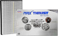 Spearhead MPG Defense Max Thrust Engine Air Filter For All Mileage Vehicles, Fits Like OEM, Restores MPG & Acceleration (MT-677)